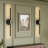 Battery Operated Wall Sconces with Remote Control, 24'' LED Flush Mounted Sconces-18311369