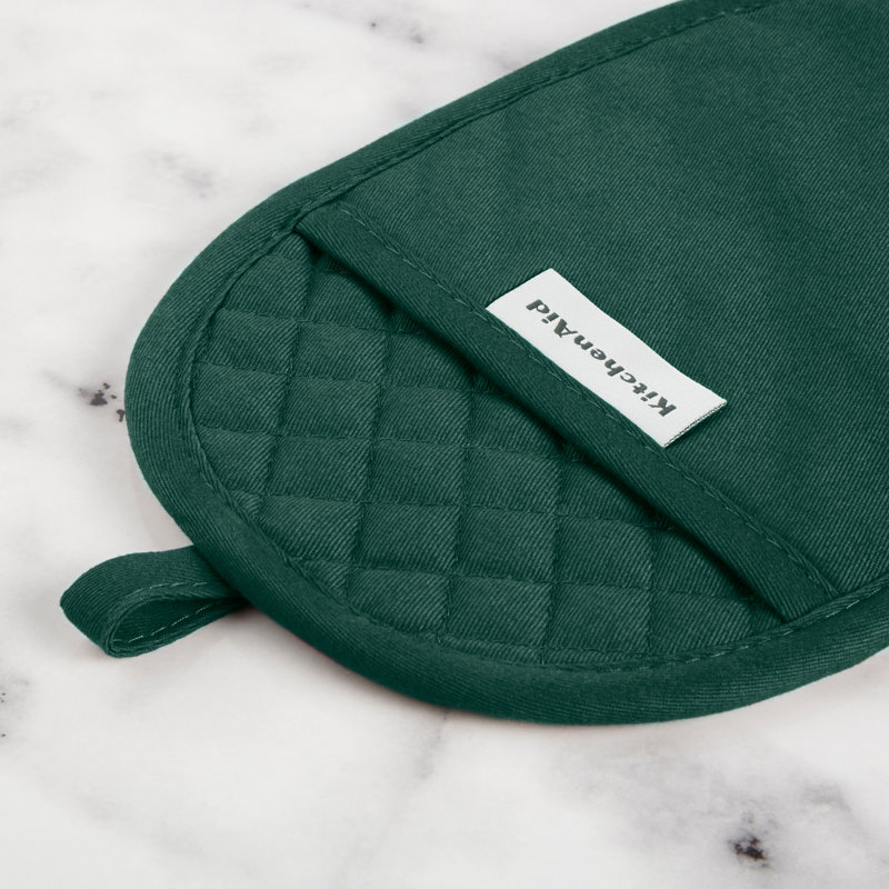 KitchenAid Asteroid Solid Textured Mini Oven Mitt, Palm