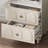 Tall Storage Cabinet with Tempered Glass Door, Two Drawers, and Adjustable Shelf for Versatile and Stylish Home Organization-837944162