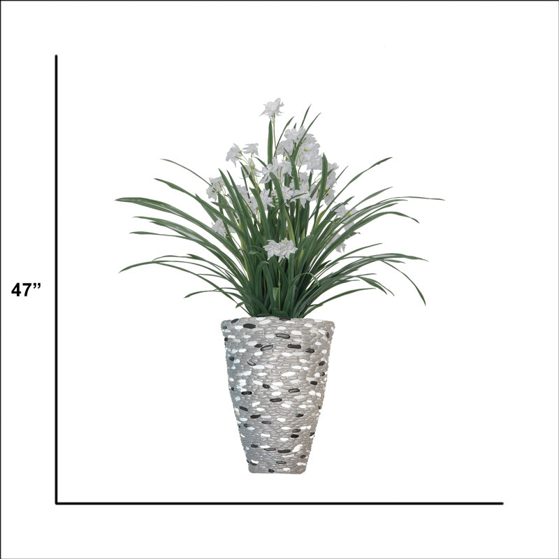 47 po citronnelle artificielle en pot