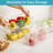 8-Pack Clear Plastic Organizer And Storage Boxes With Lids, Stackable, And Handles