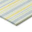 Tapis intérieur / extérieur en polyester tissé à la machine en denim / jaune Kinslee-1853008618