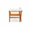 Ensemble de canapés en bois d'acacia 4 pièces, beige