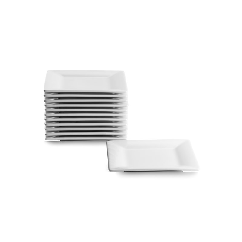 Catering 6" Square Appetizer Plate