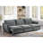 Chenille Power Sofa With Sleeper