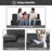 Wayd 66'' Faux Leather Tufted Convertible Futon – Stylish and Compact Small Futon Chair, Perfect Futon for Any Space-1918177037
