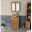Scotti 515mm Single Bathroom Vanity with Vessel Stone Basin-85866616