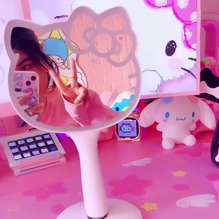 IMPRESSIONS VANITY · COMPANY Miroir portatif à DEL Hello Kitty et
