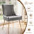 Velvet Upholstered Side Chair With Gold Legs -5490006-58014391