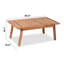 Table basse d'extérieur en bois d'acacia Davies