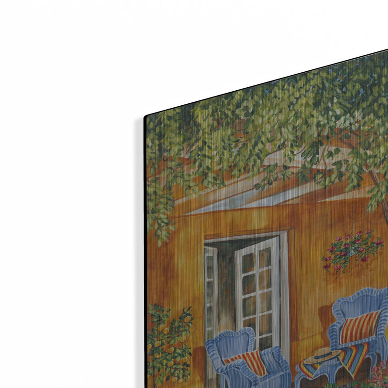 «Tuscan Veranda II» par Carolee Vitaletti, H 16 po x l 12 po