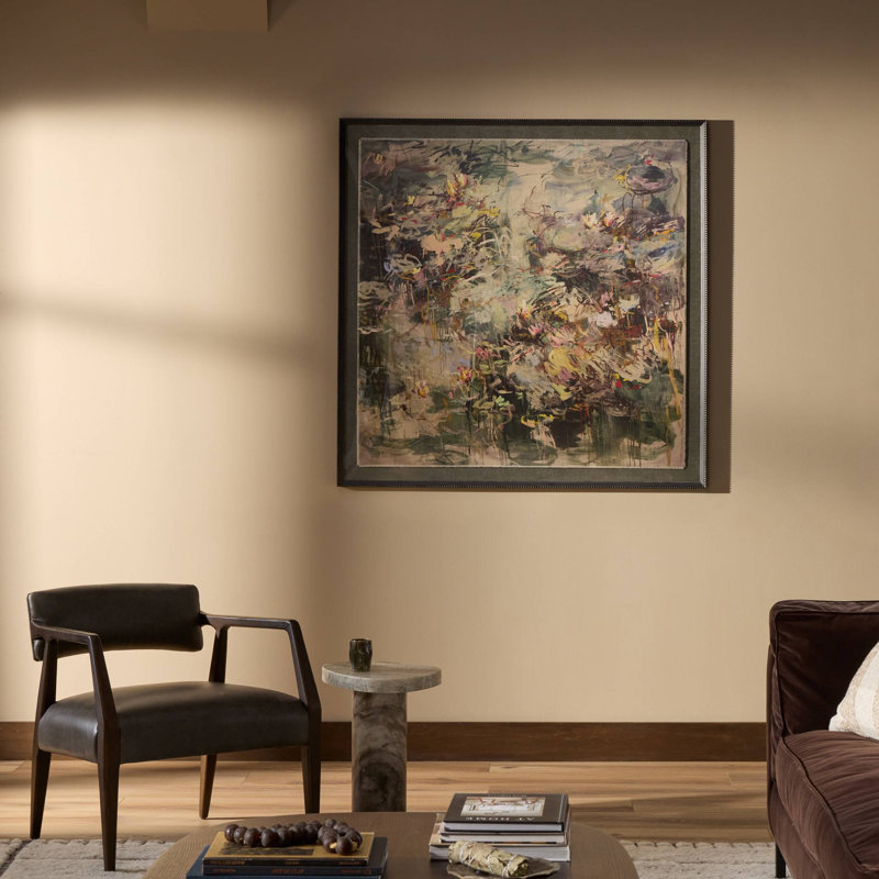 Evening Reflections Painting by Lilia Orlova Holmes, 48"H x 48"W