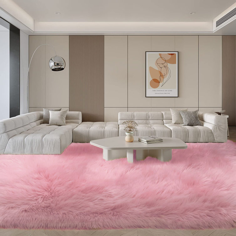 Dosie Faux Sheepskin Indoor Rug