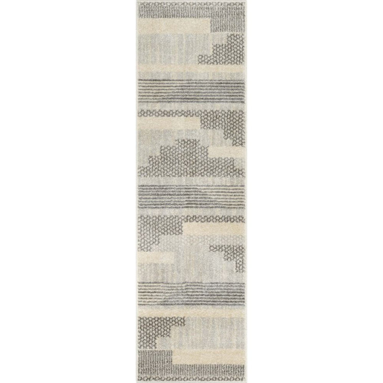  Mystic Athena Tribal Moroccan Light Grey Area Rug