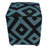 Jorji Upholstered Wool Ottoman