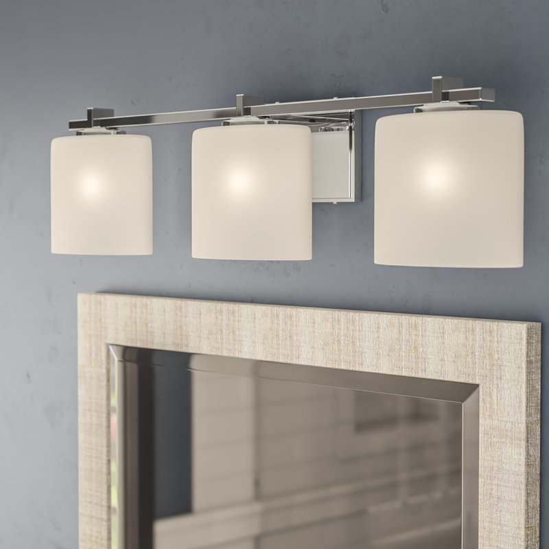 Éclairage pour meuble-lavabo 3 lumières Casson, Nickel brossé
