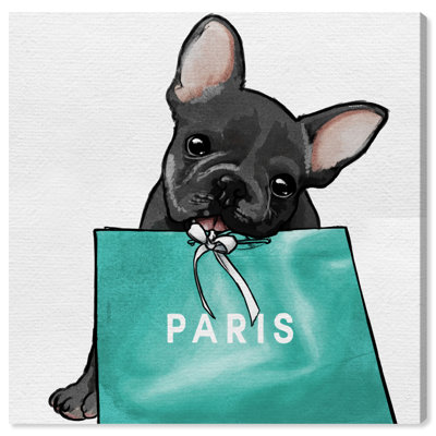 " Blue Frenchie Paris "