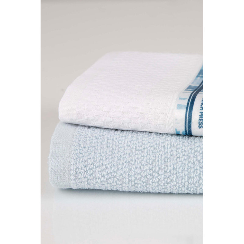 Ensemble de 2 serviettes 100% coton Alacam