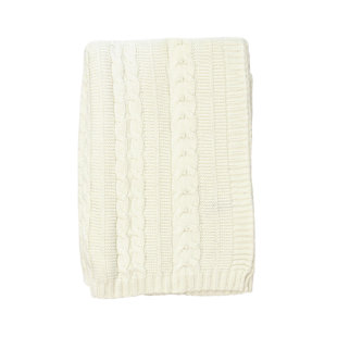 Cable Knit Baby Blanket