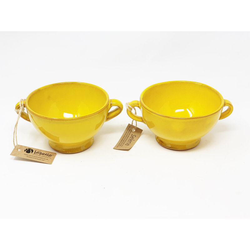 Selena - Soup Bowl Set 2, Yellow