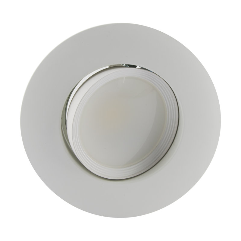 Modern Selectable LED 7'' White Aluminum Downlight Retrofit Kit