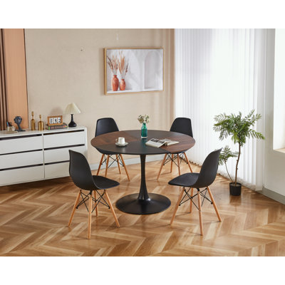 Chisum 5-Piece Round Dining Set