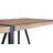 55"Rustic Industrial Rectangular MDF Wood Colour Dining Table For 4-6 Person-1951371941