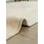 Tapis vintage crème en laine rétro de conception unique 4 pi 10 po x 10 pi 4 po vintage 1970