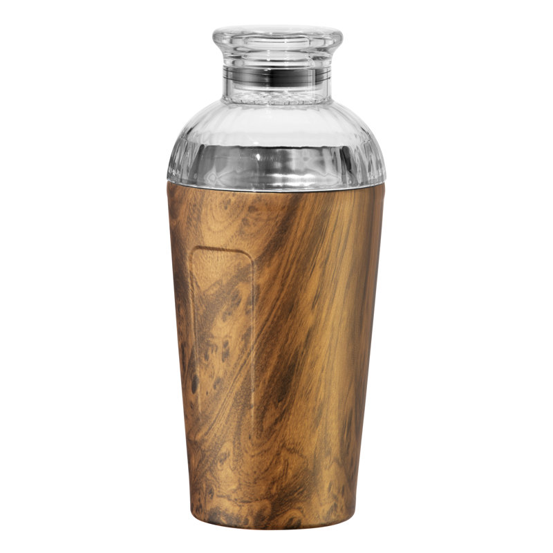 Shaker à cocktail à double paroi 17 oz Oggi Barware Groove