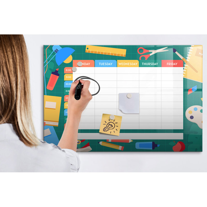Magnetic Glass Dry Erase Board