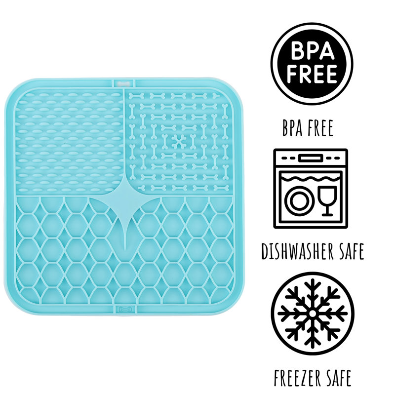 Tapis de silicone en silicone, Bleu