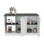 Kitchen Island Padua, Kitchen, White / Onyx-542913989-542913988