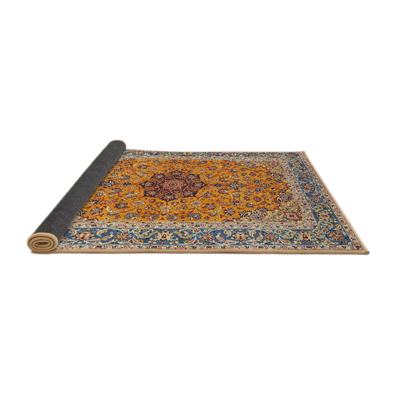 Tapis oriental en laine / polyester tissé à la machine Trapeza, Rond 3 pi