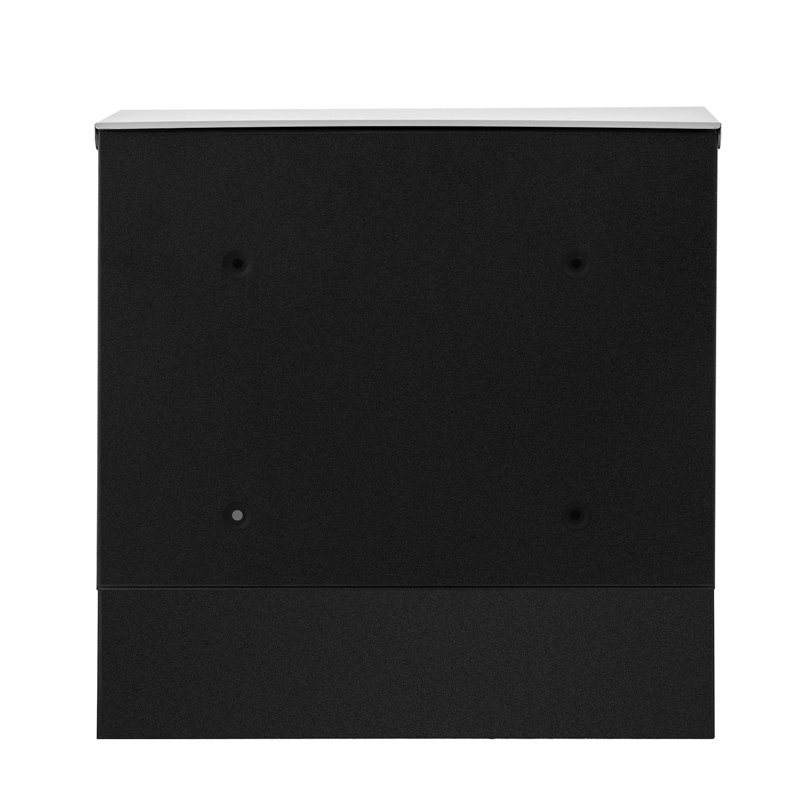 Fine Art Living Steel Wall Mounted Mailbox with Newspaper Compartment