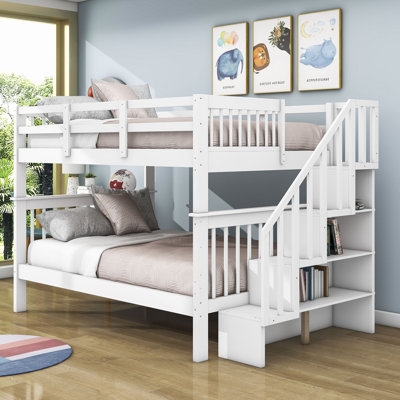 Dilayla Kids Full Over Full Bunk Bed
