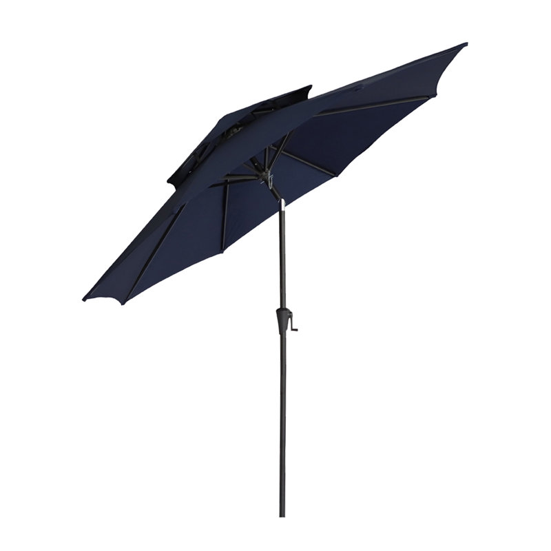 Parasol de marché Fruge 108 po, Bleu marine