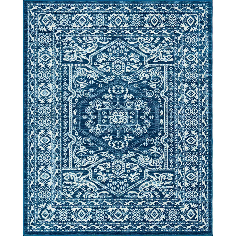 Oriental Indoor Rug, Rectangle 7'10" x 10'