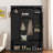 Modern Hall Tree With Adjustable Shelves, Side Cabinets, Top Compartments And Hooks-816008613