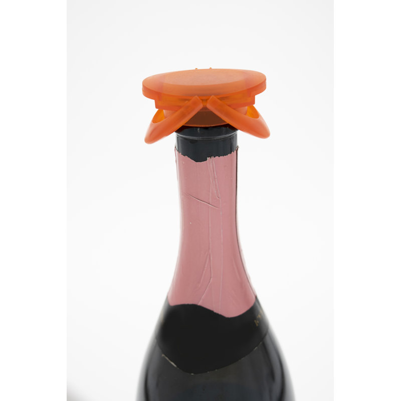 Bouchon de bouteille à pince à champagne, Orange