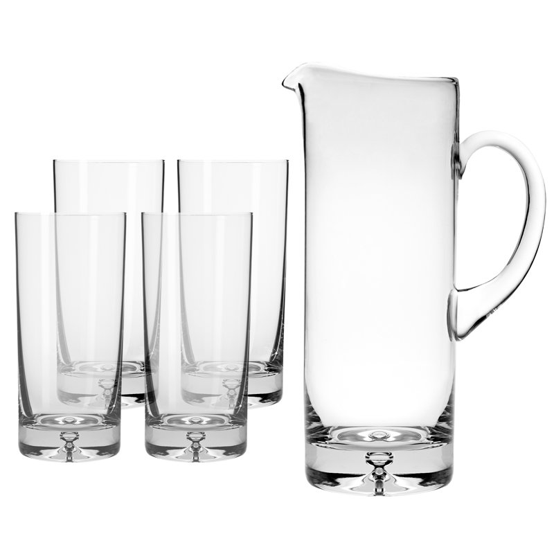 Hansbury Glass 5 - Piece Pitcher Set