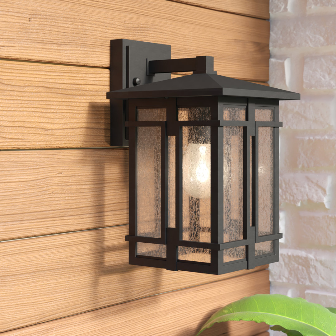 Tucker 1-Light Aluminum Outdoor Craftsman Wall Lantern Hinkley 