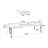 Transitional Style Dining Table With 2X Leaves, Kitchen Table