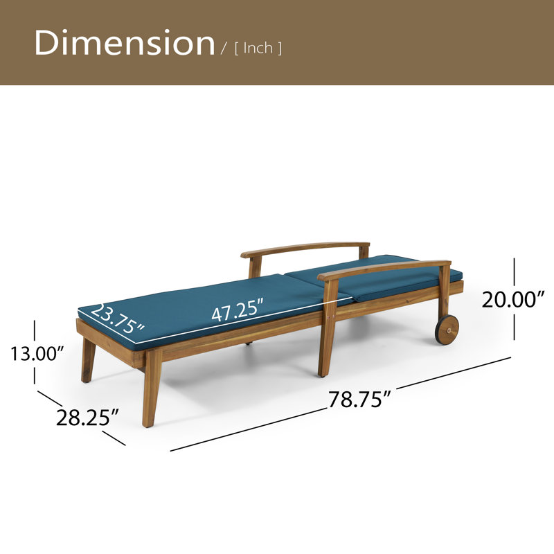 CHAISE LUNGE, Bleu, Jaune