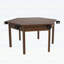 Table de jeu et de table hexagonale avec plateau amovible