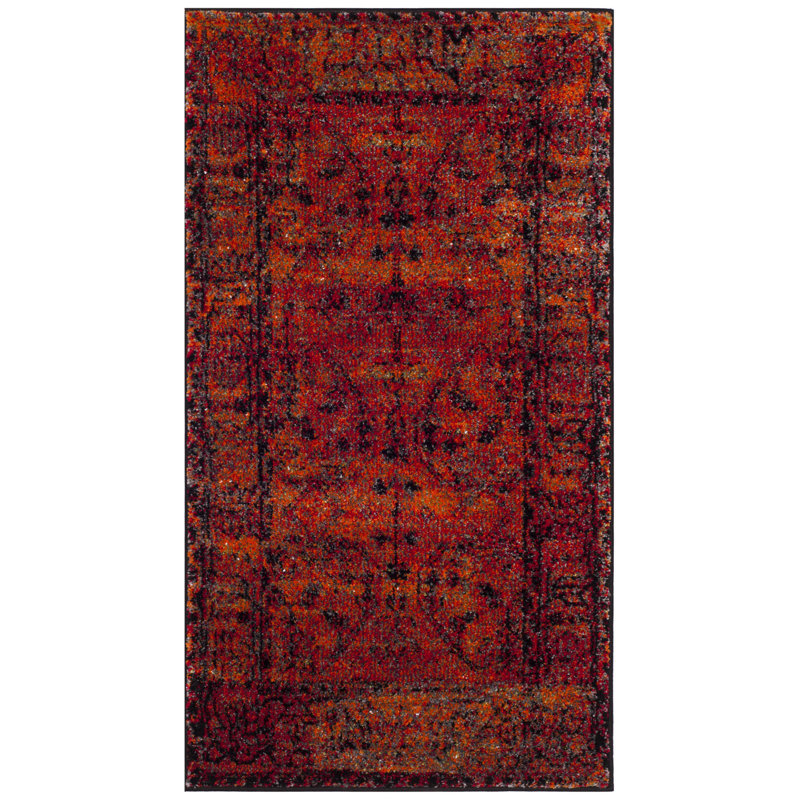Tapis oriental orange Scheinuk, Rectangle 2 pi 3 po x 4 pi