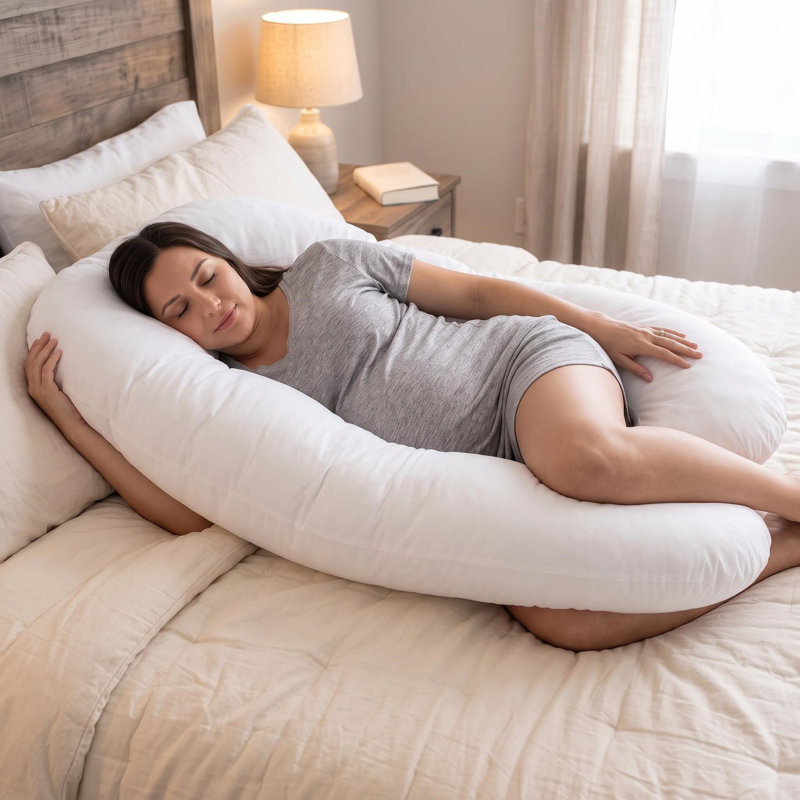 Coussin de grossesse à fibre moyenne bellicent