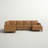 Upholstered U-Shaped Sectional Right Hand Facing-1797270673
