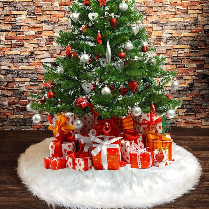 Faux Fur Tree Skirt