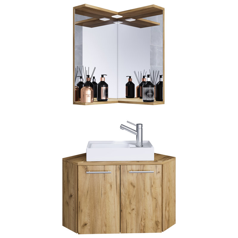 Reatta Bathroom Furniture Suite, Natural