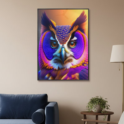 Single Picture Frame LED Illuminated Wall Art Wall Art on Glass / Aluminium